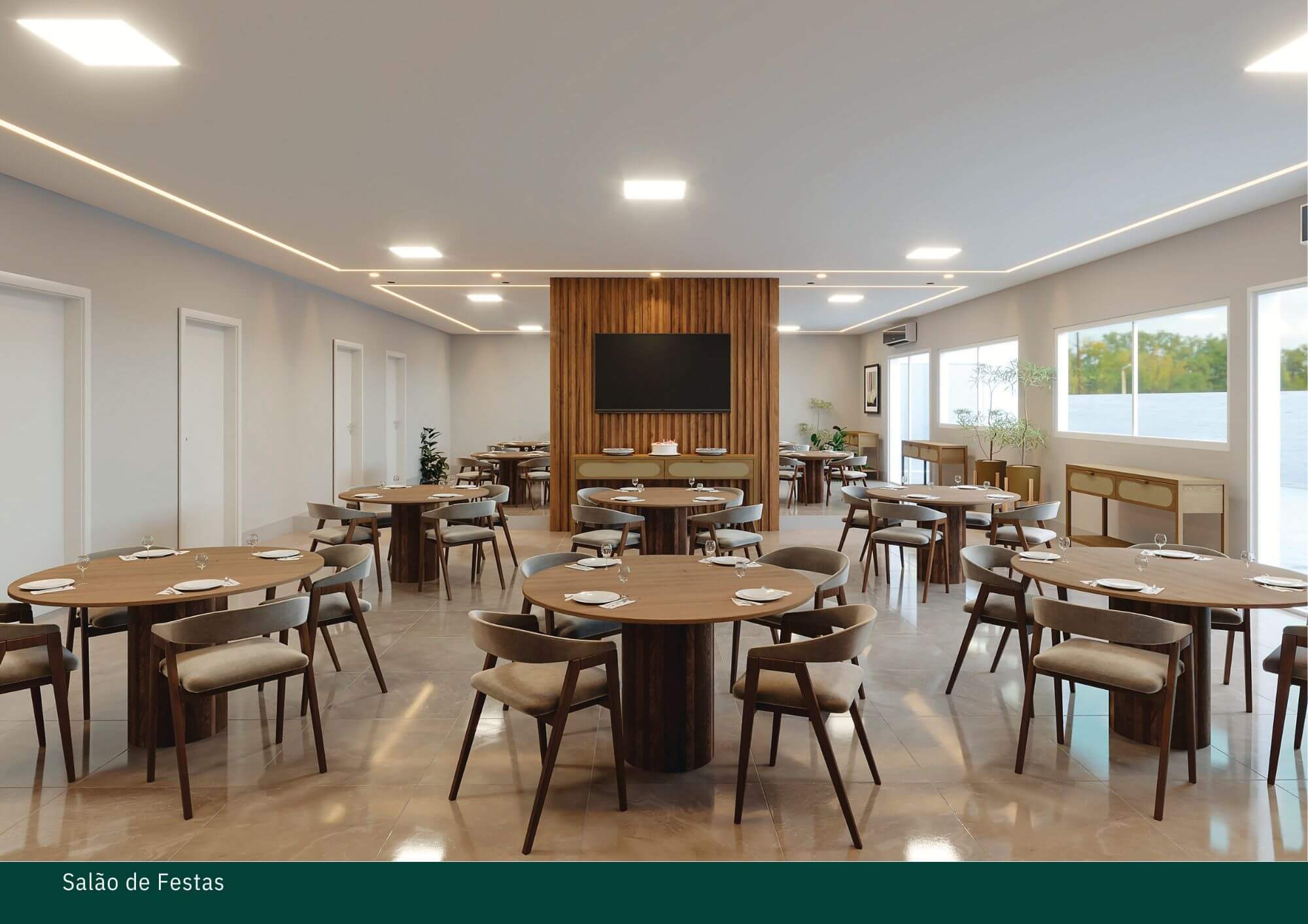 Salão de Festas - Green Park Residence Diadema